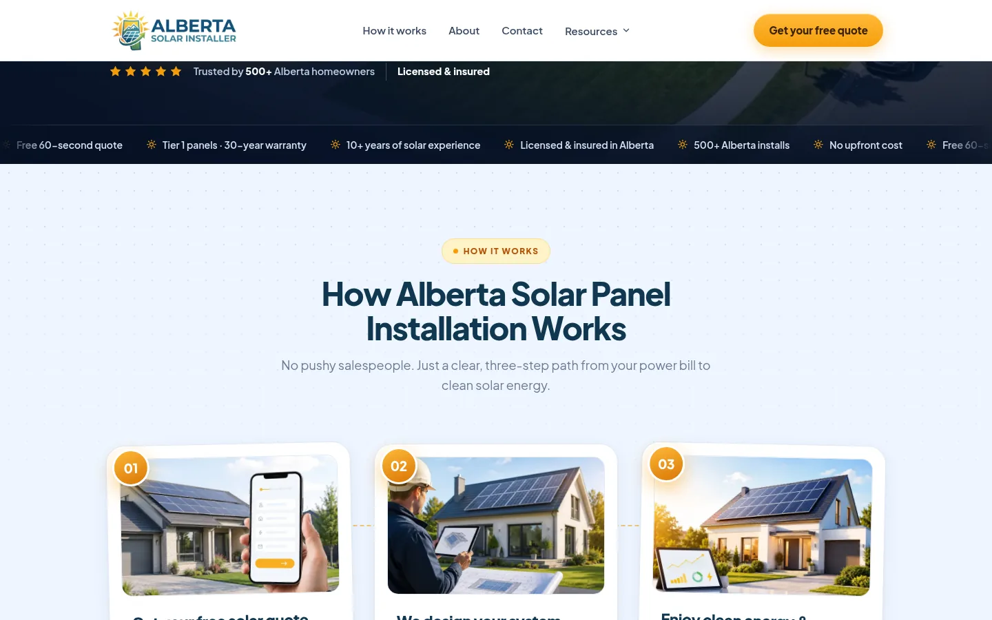 Alberta Solar Installer desktop screen 2