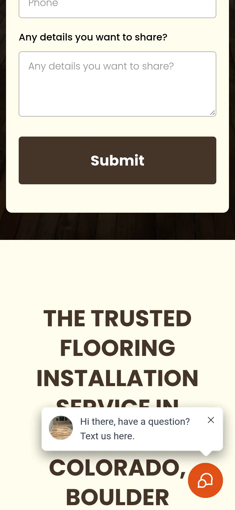 Cedar Oak Flooring mobile screen 2