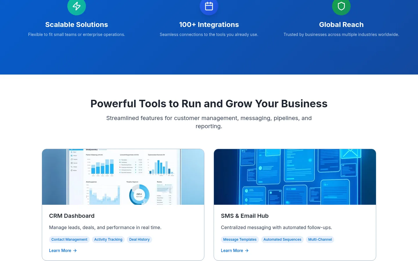 DealZone CRM desktop screen 2